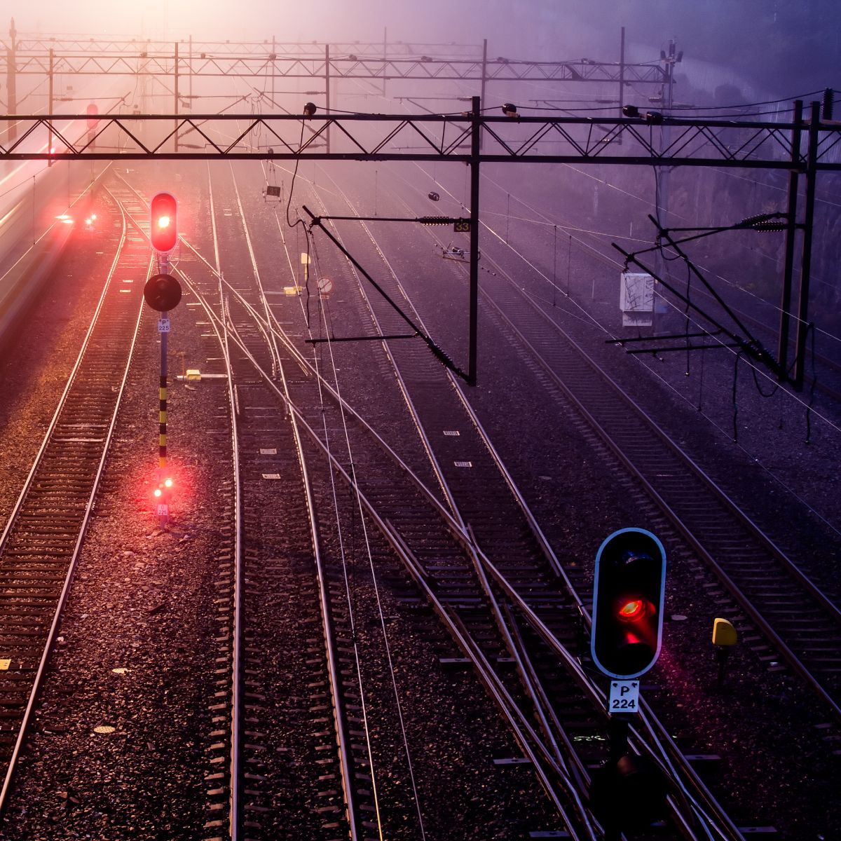 Train track protection for overhead lines, insulation and electrical applications