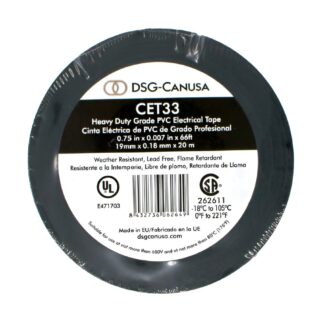 Professional grade vinyl electrical tape CET33