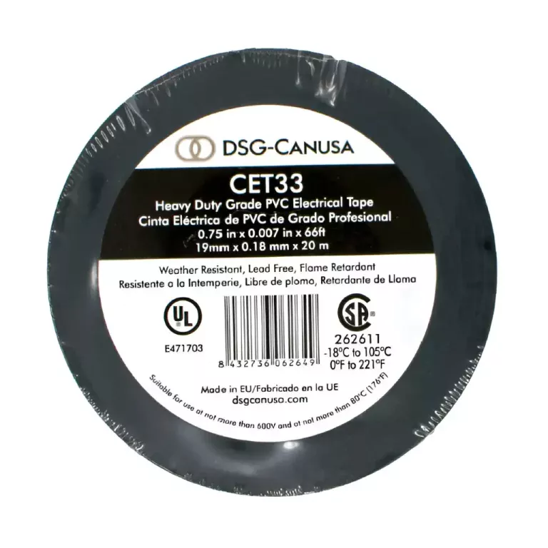 Professional grade vinyl electrical tape CET33