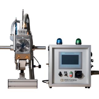 Mobile shrink equipment with outer diameter detector DERAY Board-WorkMan TP ADE